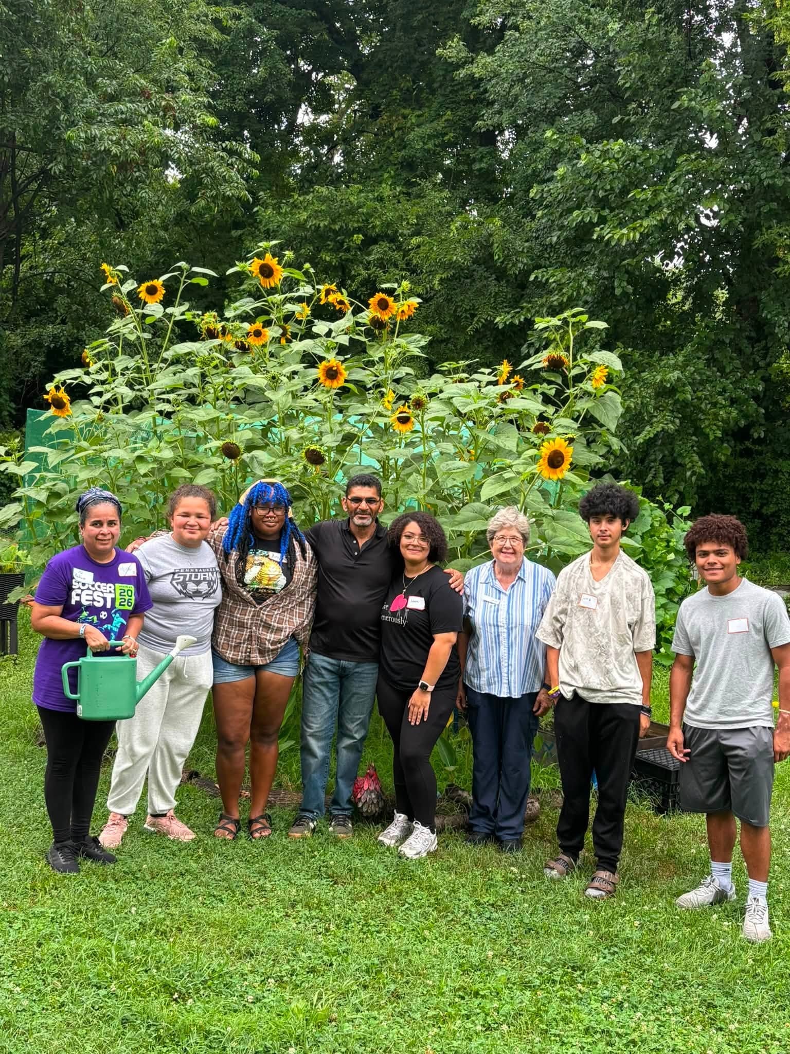 Community garden at Bridge of Peace