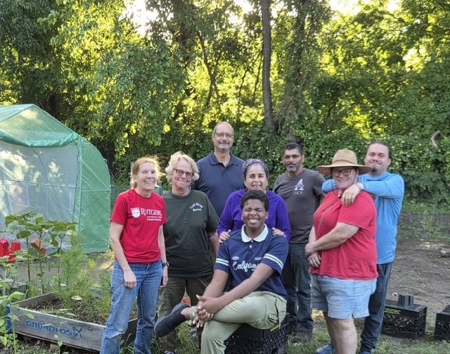 Community garden at Bridge of Peace