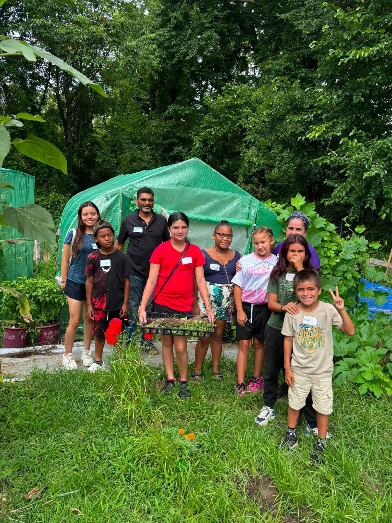 Community garden at Bridge of Peace